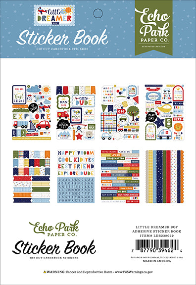 Little Dreamer Boy Sticker Book