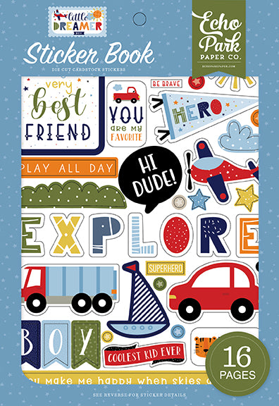 Little Dreamer Boy Sticker Book