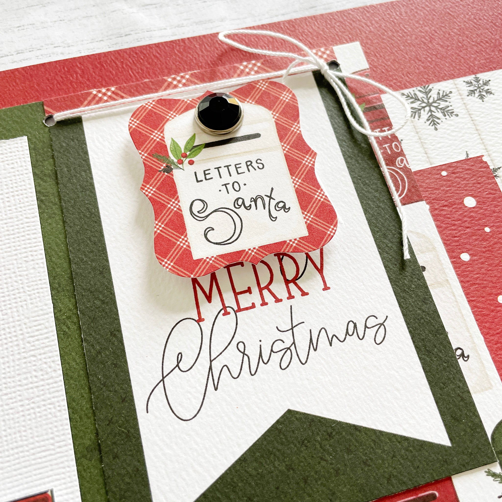 Home for Christmas Page Kit Digital Tutorial