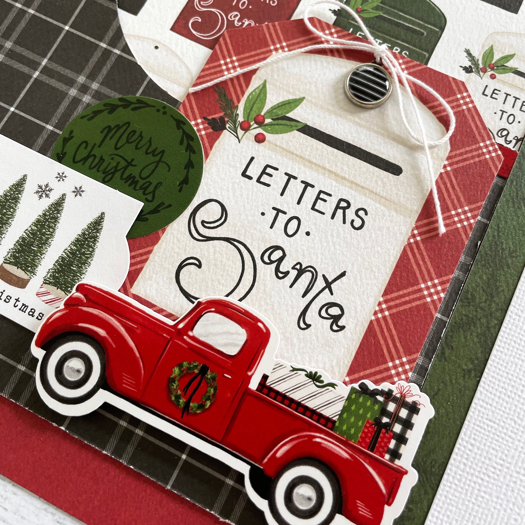 Home for Christmas Page Kit Digital Tutorial