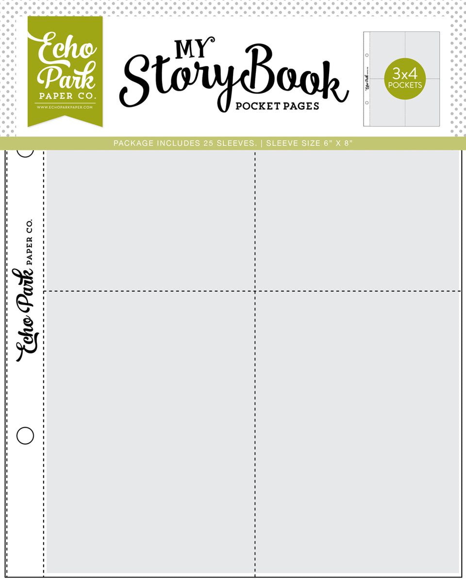 My Story Book 3x4 Pocket Pages