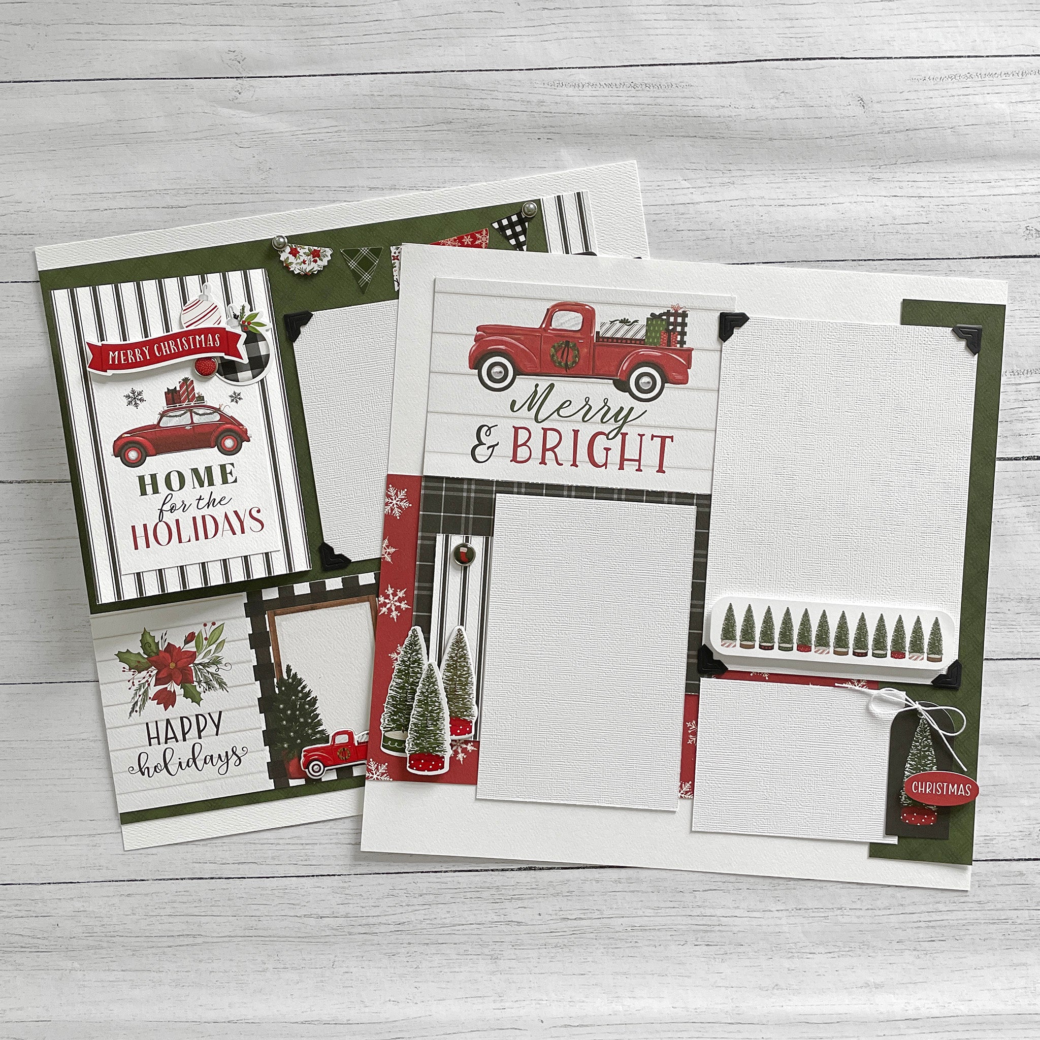 Home for Christmas Page Kit Digital Tutorial