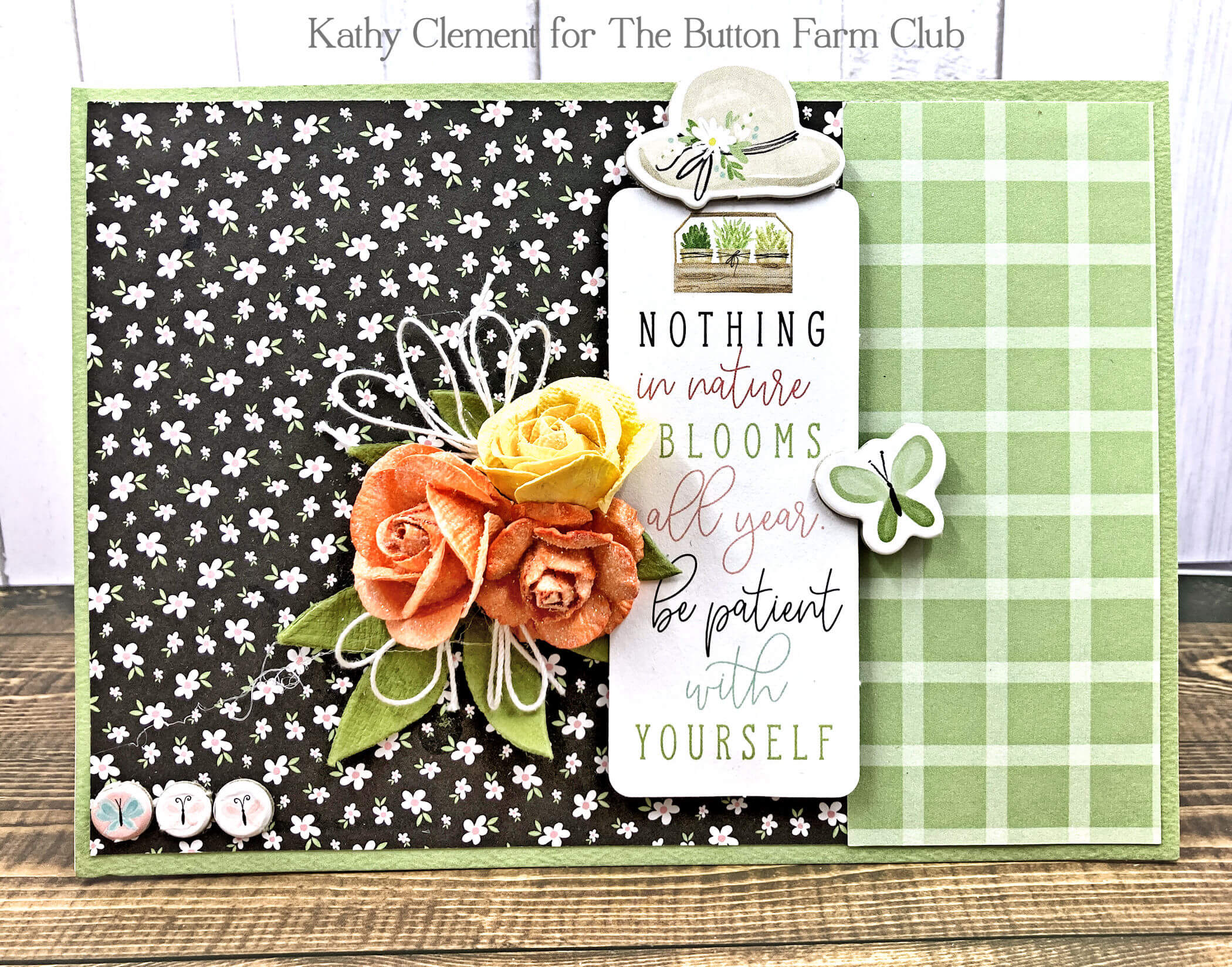 Carta Bella Flower Garden Card Kit by Kathy Clement - Digital Tutorial