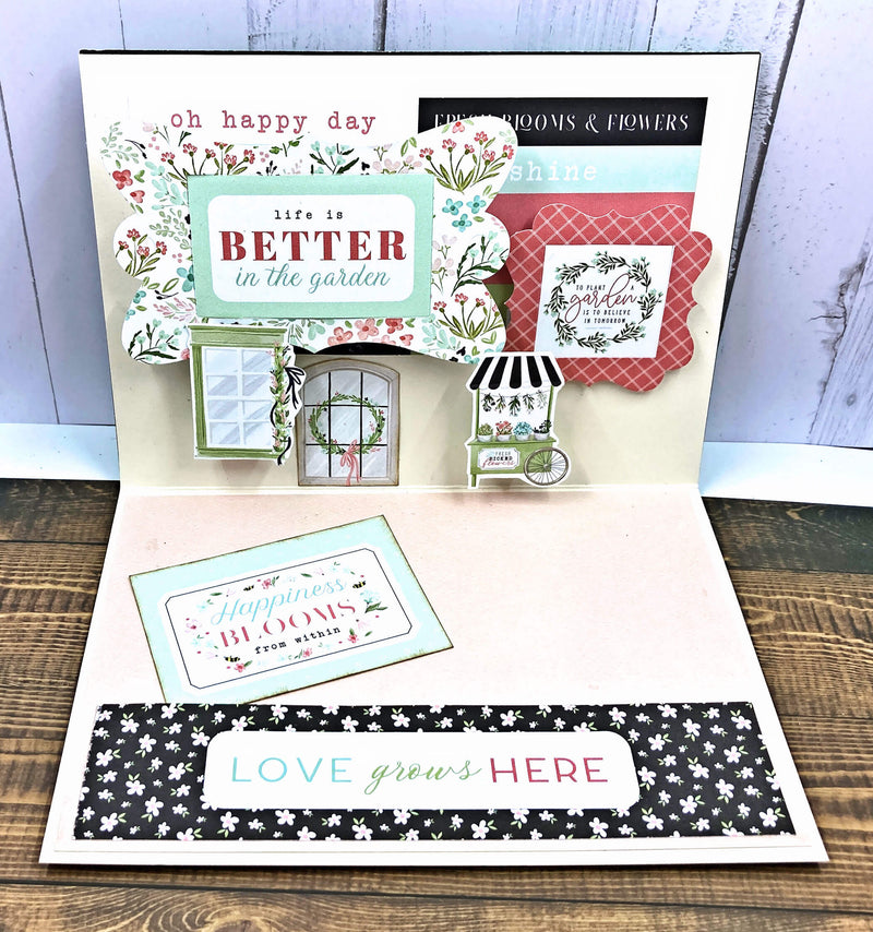 Carta Bella Flower Garden Card Kit by Kathy Clement - Digital Tutorial