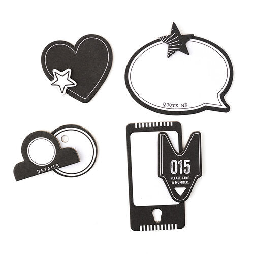 Print Shop Collection - Embellishments - Mixed Chipboard Shapes