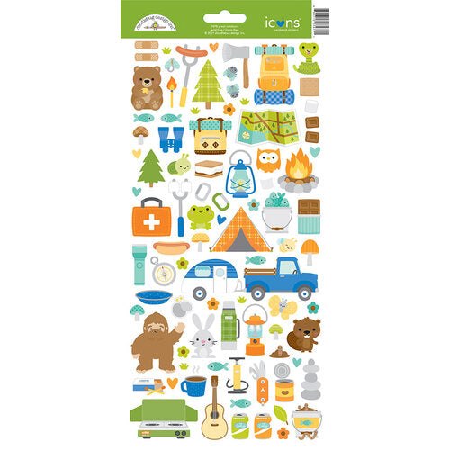 Great Outdoors Collection - Cardstock Stickers - Icons - Outdoors