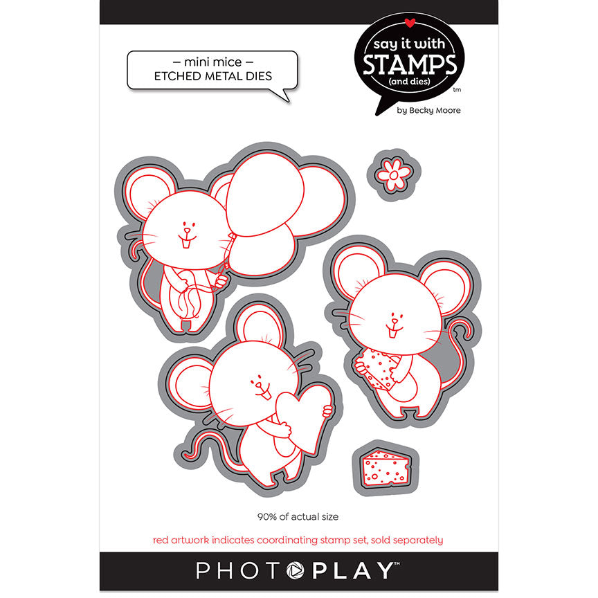 Say It With Stamps Collection - Dies - Mini Mice