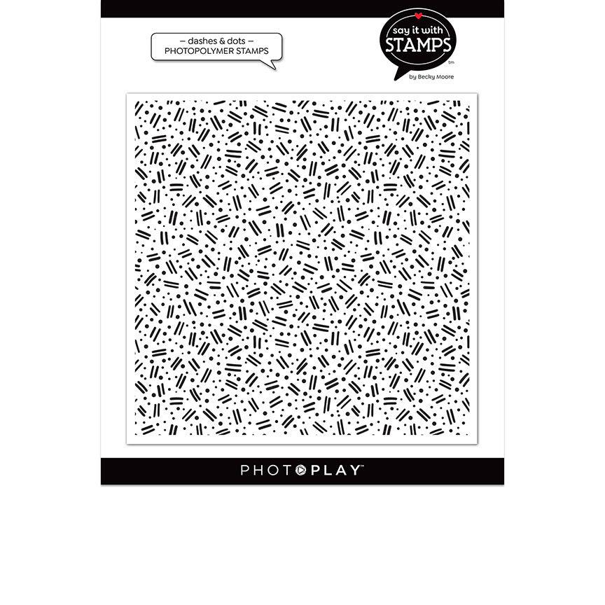 Say It With Stamps Collection - Clear Photopolymer Stamps - Dashes and Dots