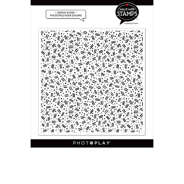 Say It With Stamps Collection - Clear Photopolymer Stamps - Dashes and Dots