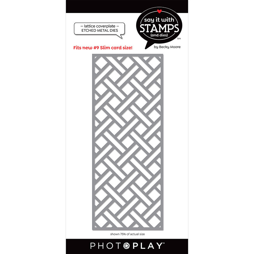 Say It With Stamps Collection - Dies - Lattice Cover Plate