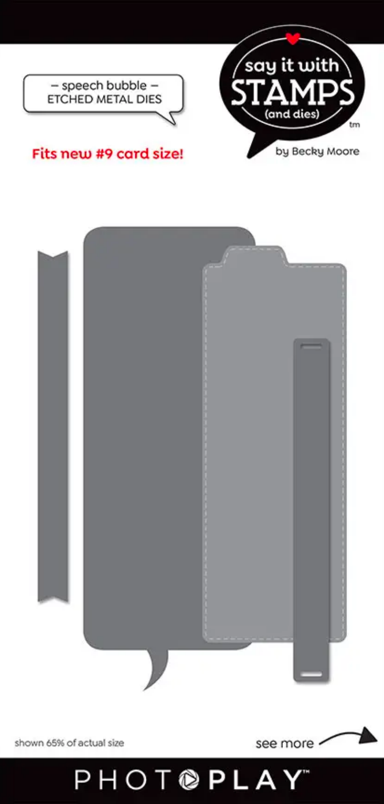 Say It With Stamps Speech Bubble Dies