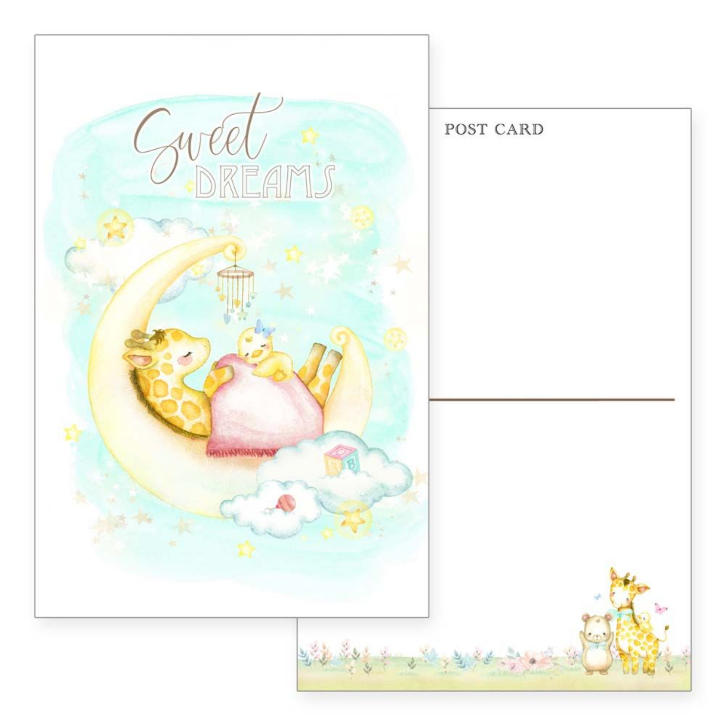 Dreamland Collection Postcard - Sweet Dreams