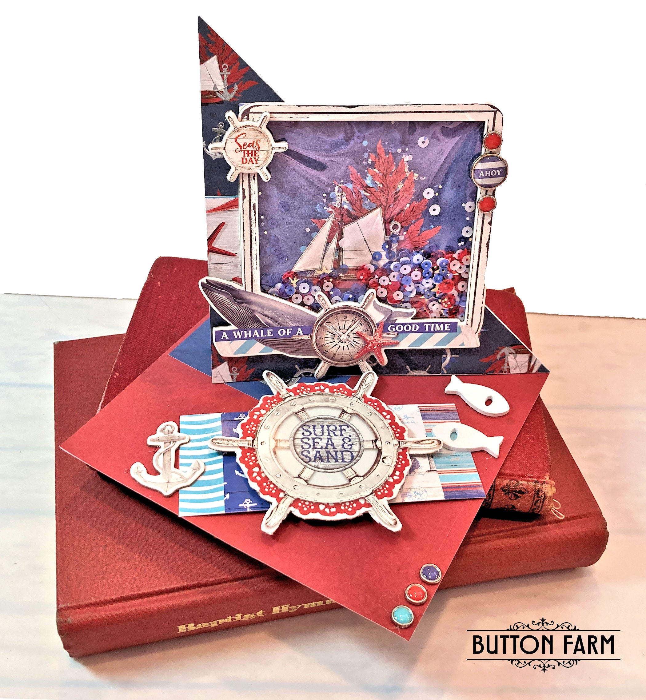 Simple Vintage Vintage Seas - Mini Album & Card Kit by Kathy Clement