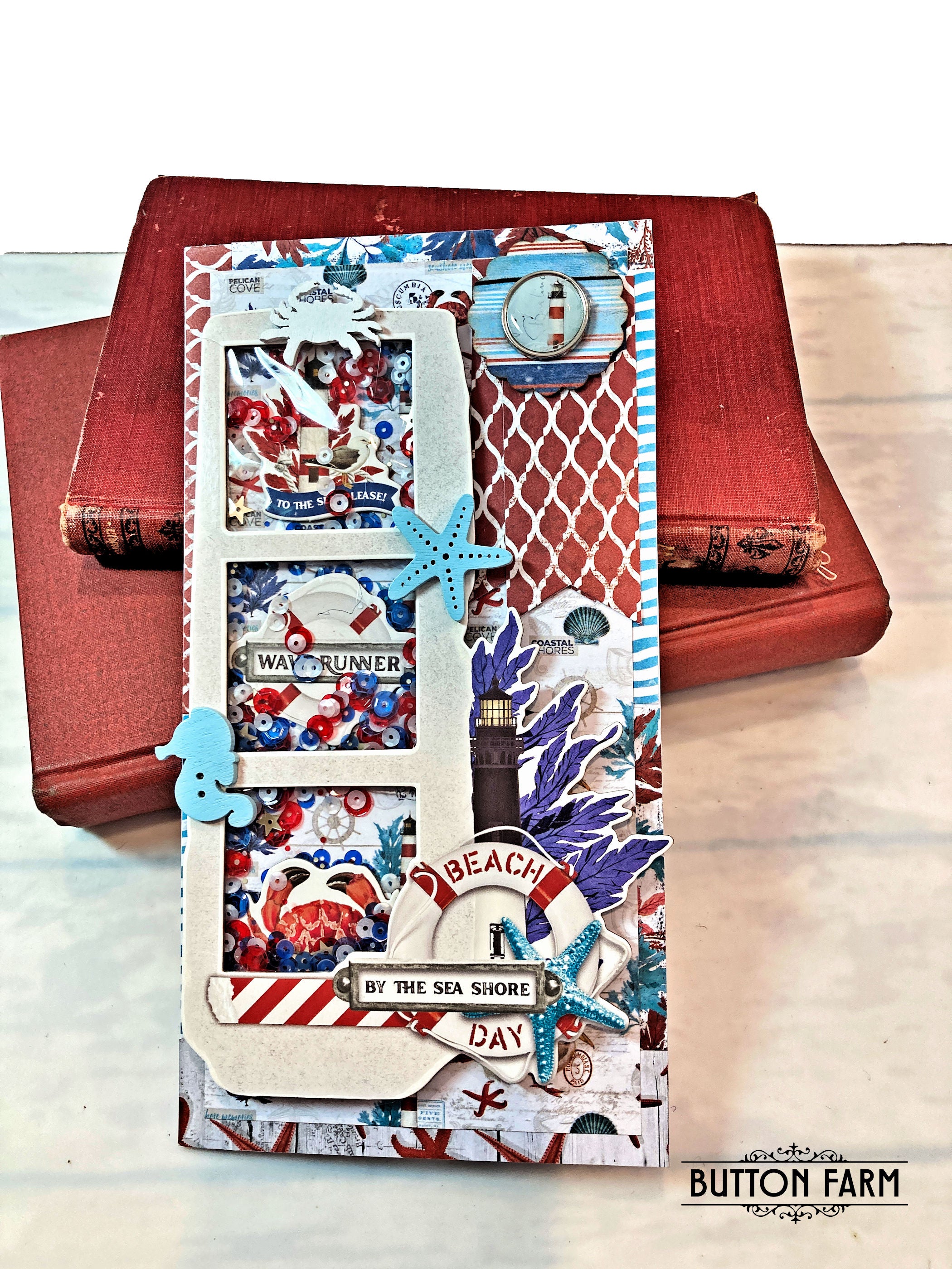 Simple Vintage Vintage Seas - Mini Album & Card Kit by Kathy Clement