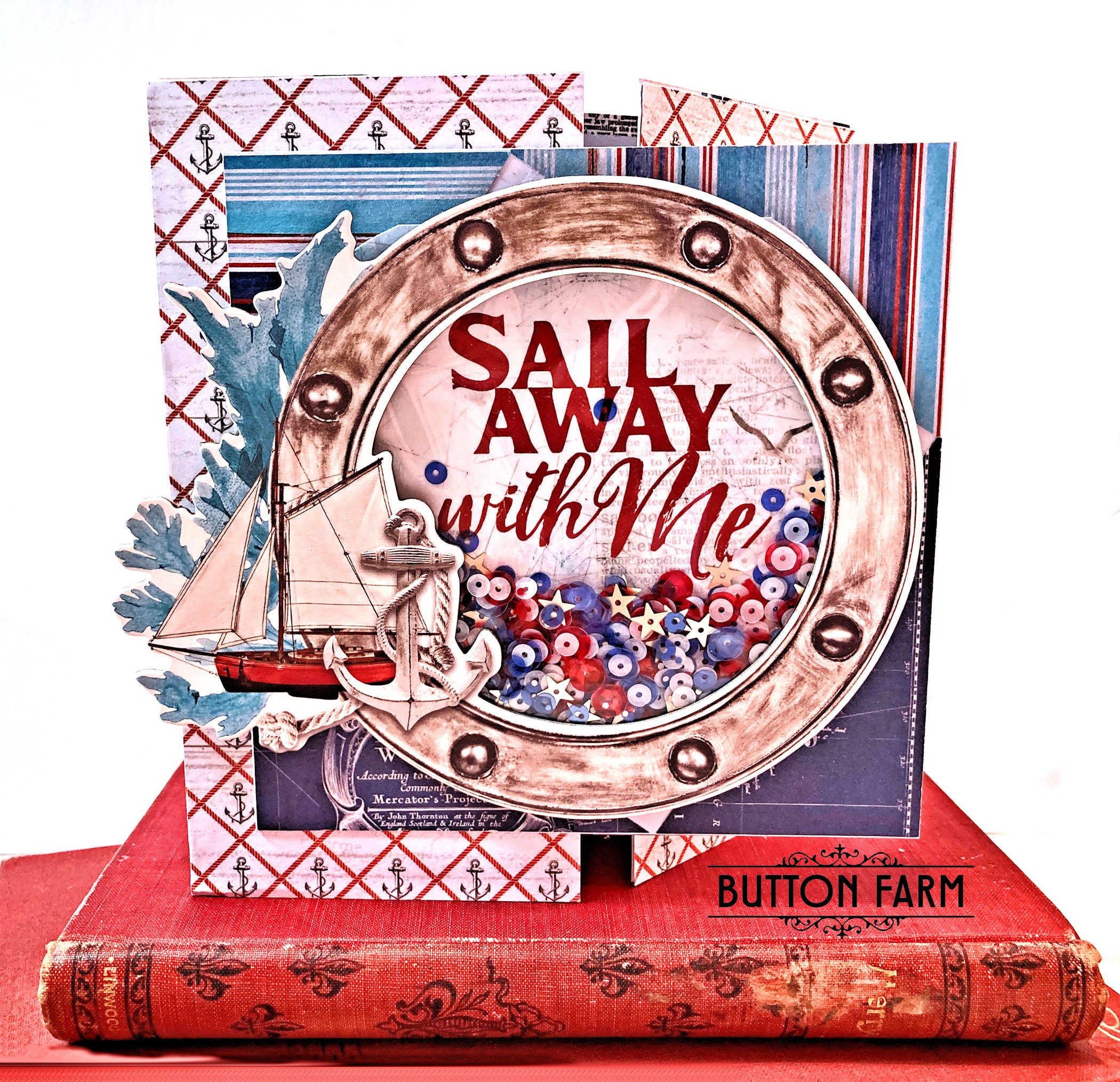 Simple Vintage Vintage Seas - Mini Album & Card Kit by Kathy Clement