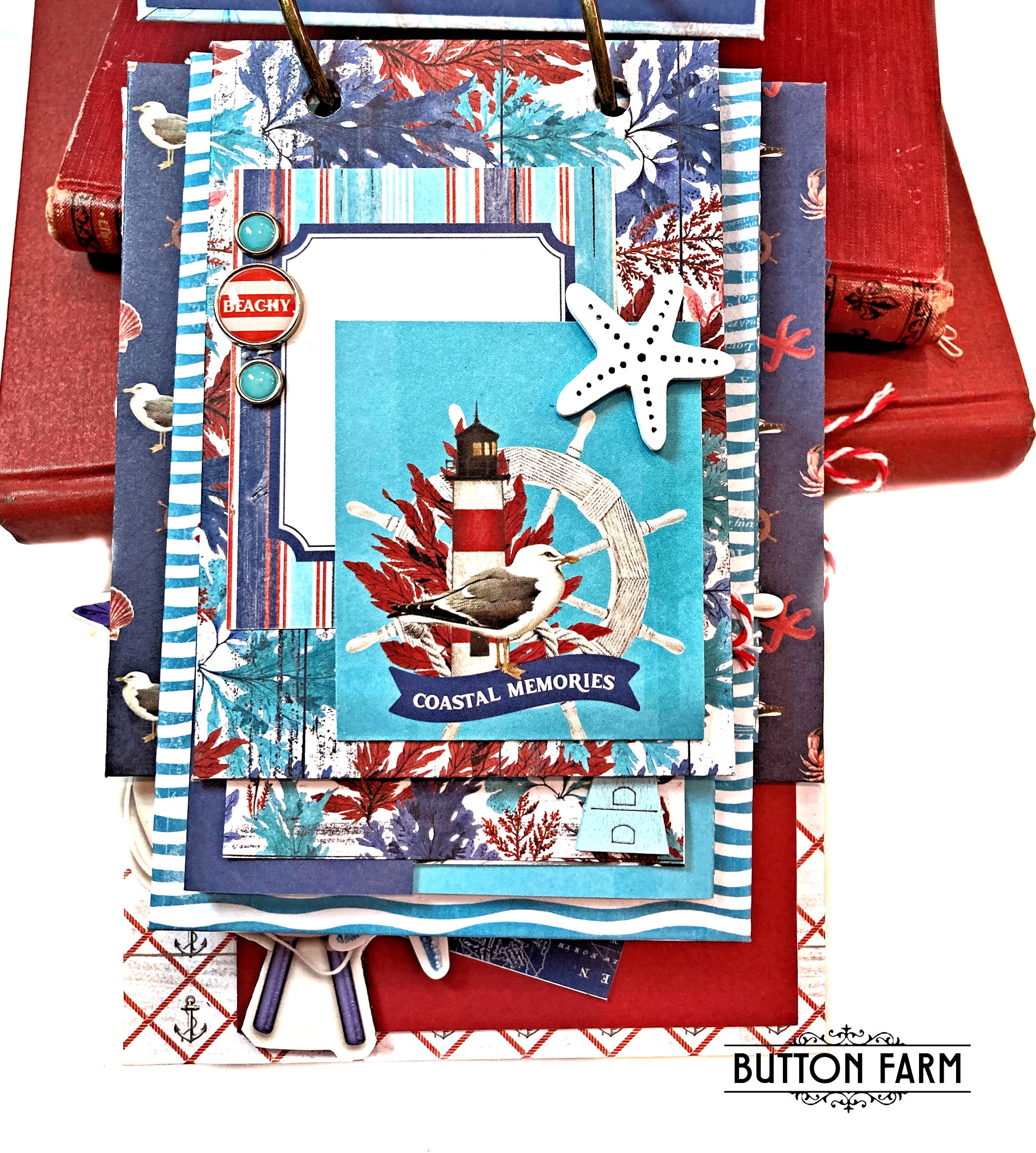 Simple Vintage Vintage Seas - Mini Album & Card Kit by Kathy Clement