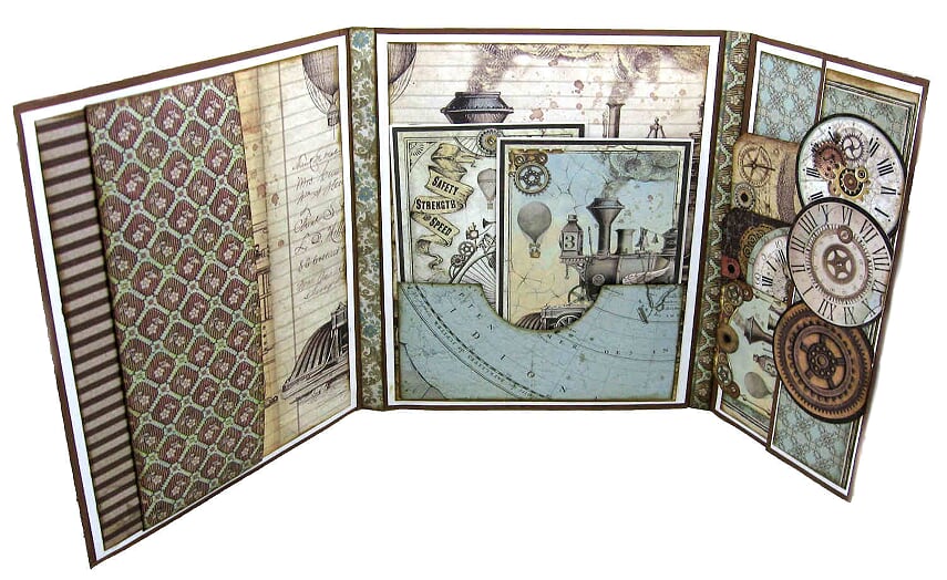 Voyagers Fantastic Card Kit by Kathy Clement ~ TUTORIAL ONLY