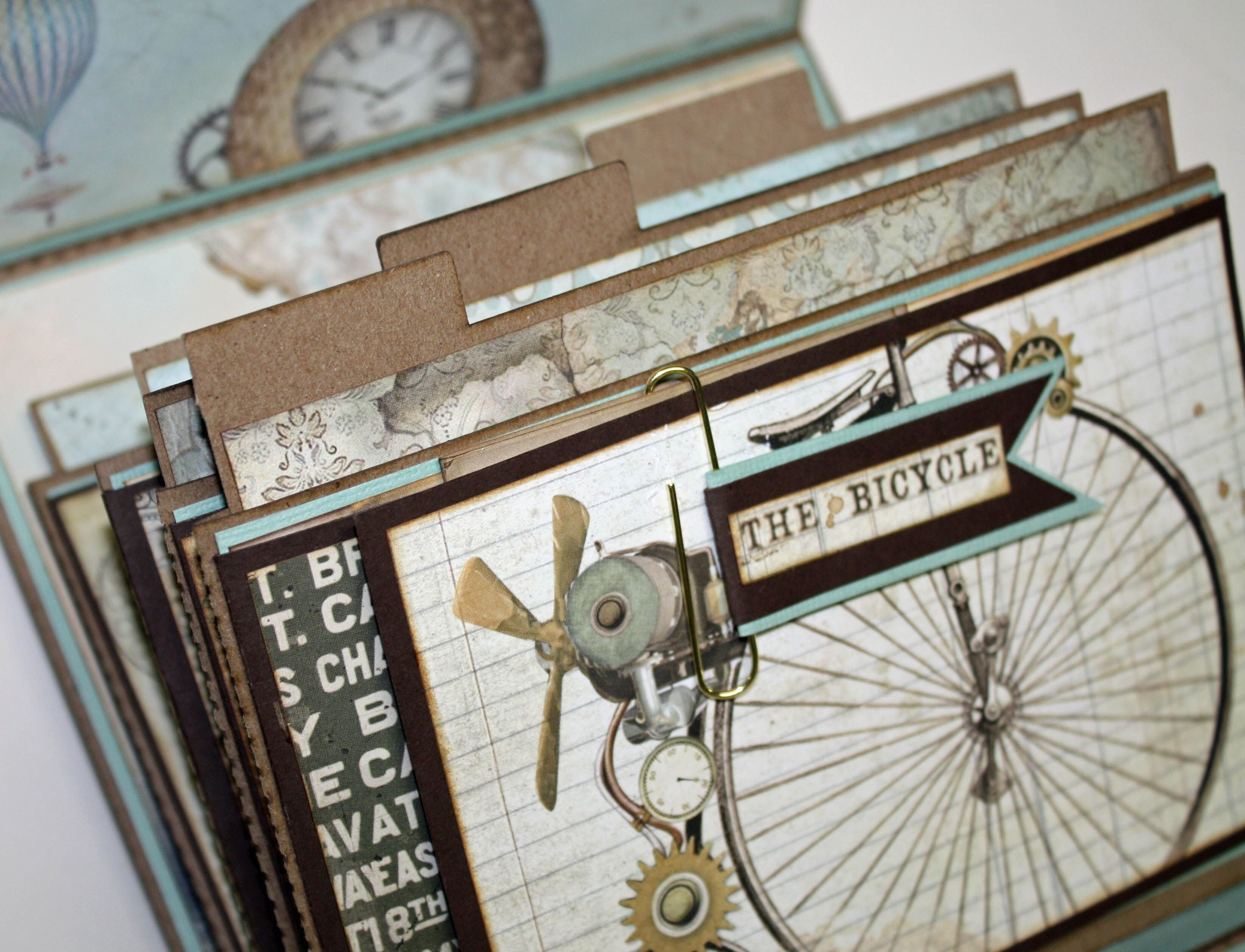 Voyage Fantastique Travel Mini Album by Nancy Wethington ~ Digital Tutorial