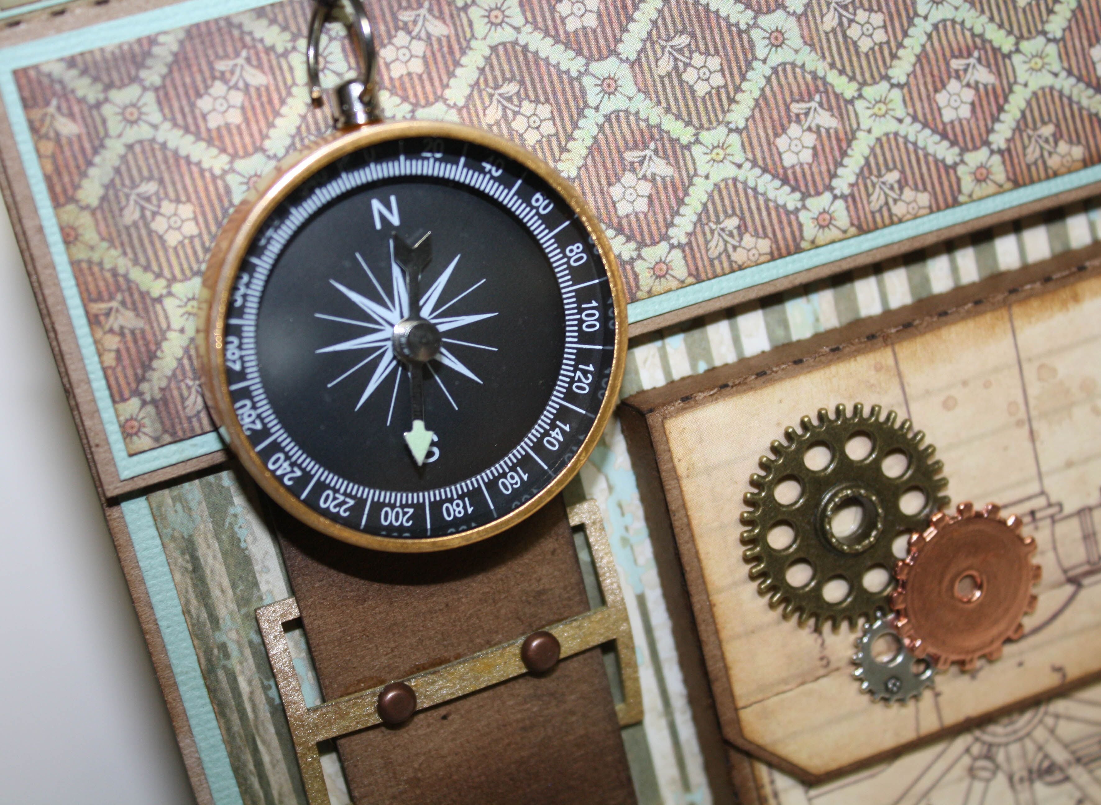 Voyage Fantastique Travel Mini Album by Nancy Wethington ~ Digital Tutorial