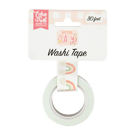 Welcome Baby Girl - Sweet Rainbows Washi Tape