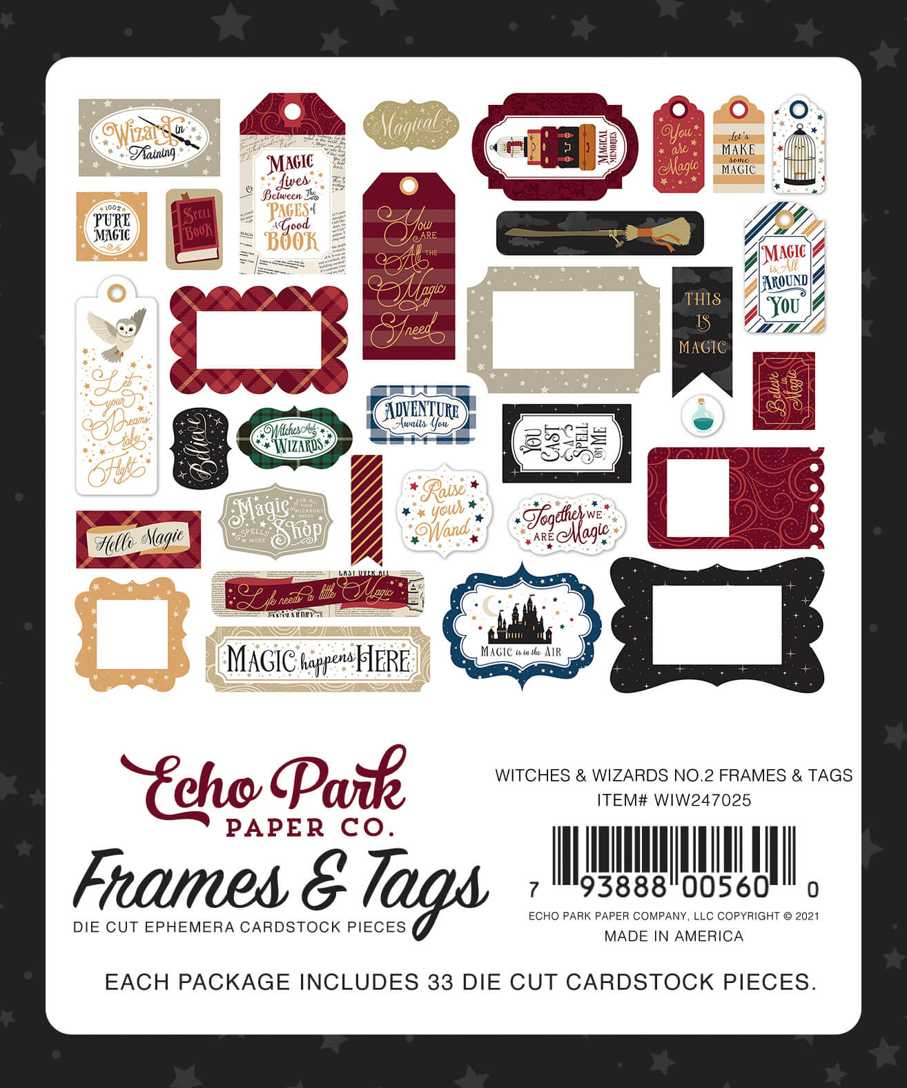 WITCHES & WIZARDS No. 2 FRAMES & TAGS
