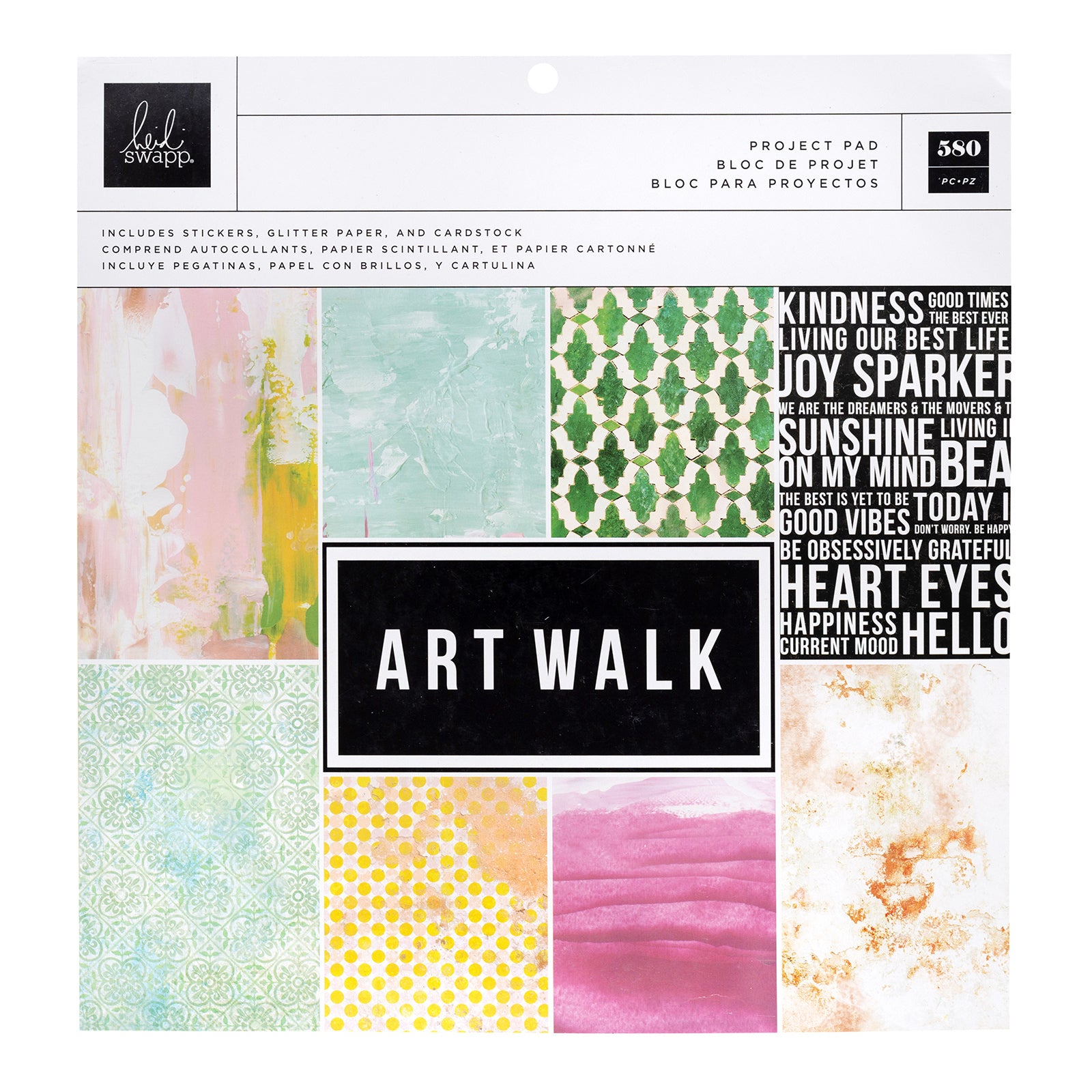 Art Walk 12x12 Project Pad by Heidi Swapp