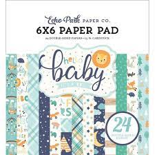 Hello Baby - It's a Boy 6x6 Paper Pad