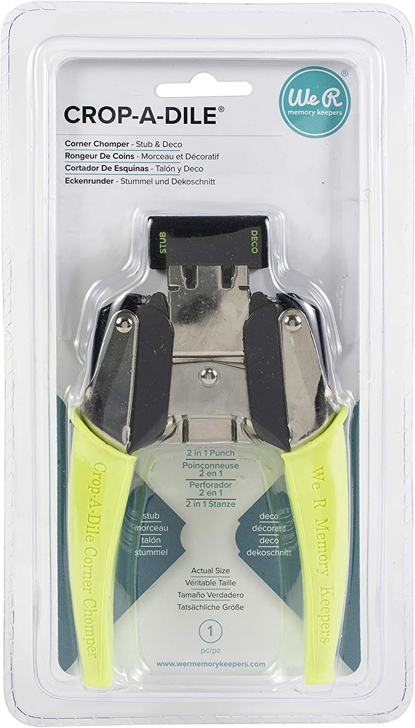 We R Memory Keepers Crop-A-Dile Corner Chomper - Stub & Deco