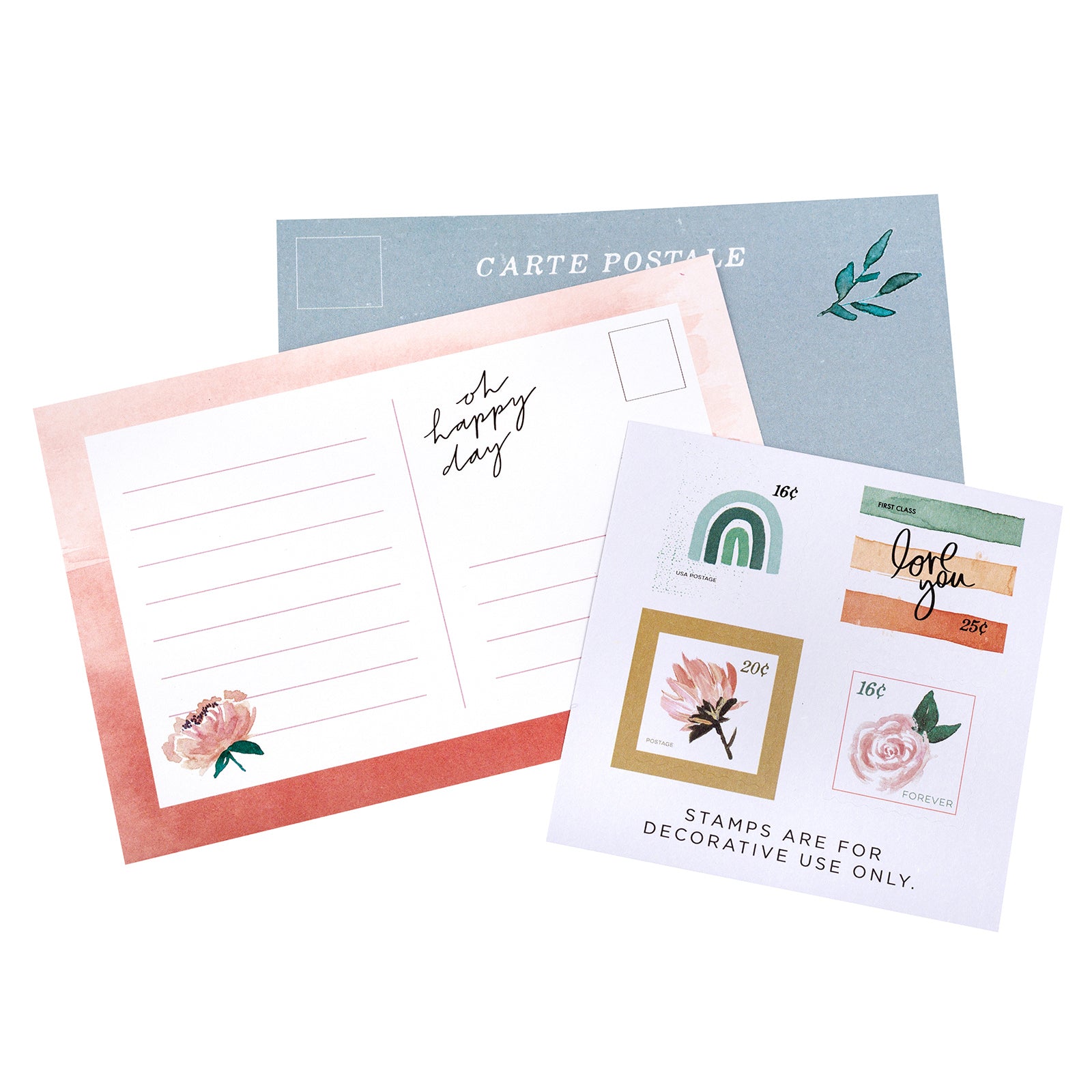 Storyline Chapters Postcards & Stamp Stickers 18/Pkg by Heidi Swapp