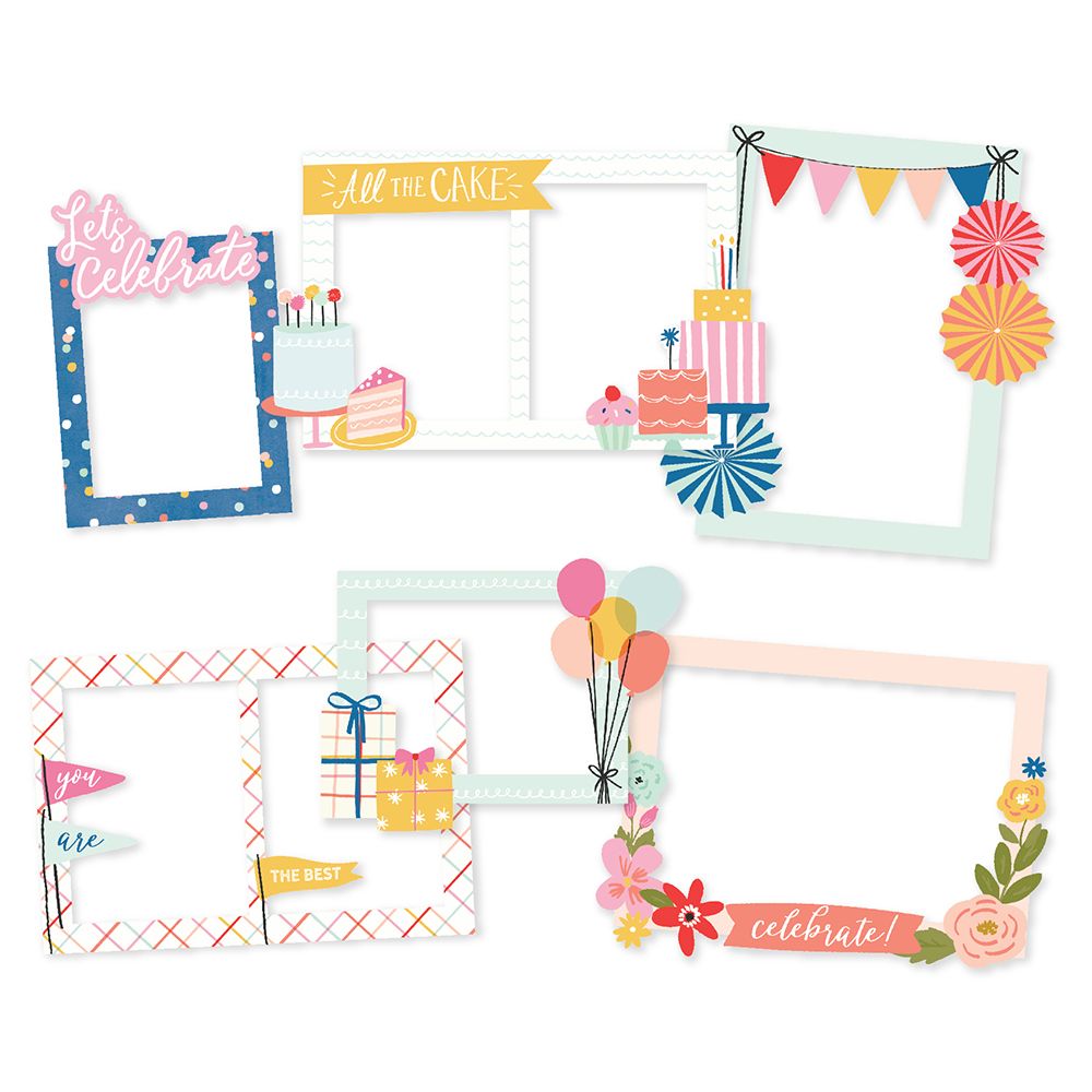 Celebrate! Chipboard Frames