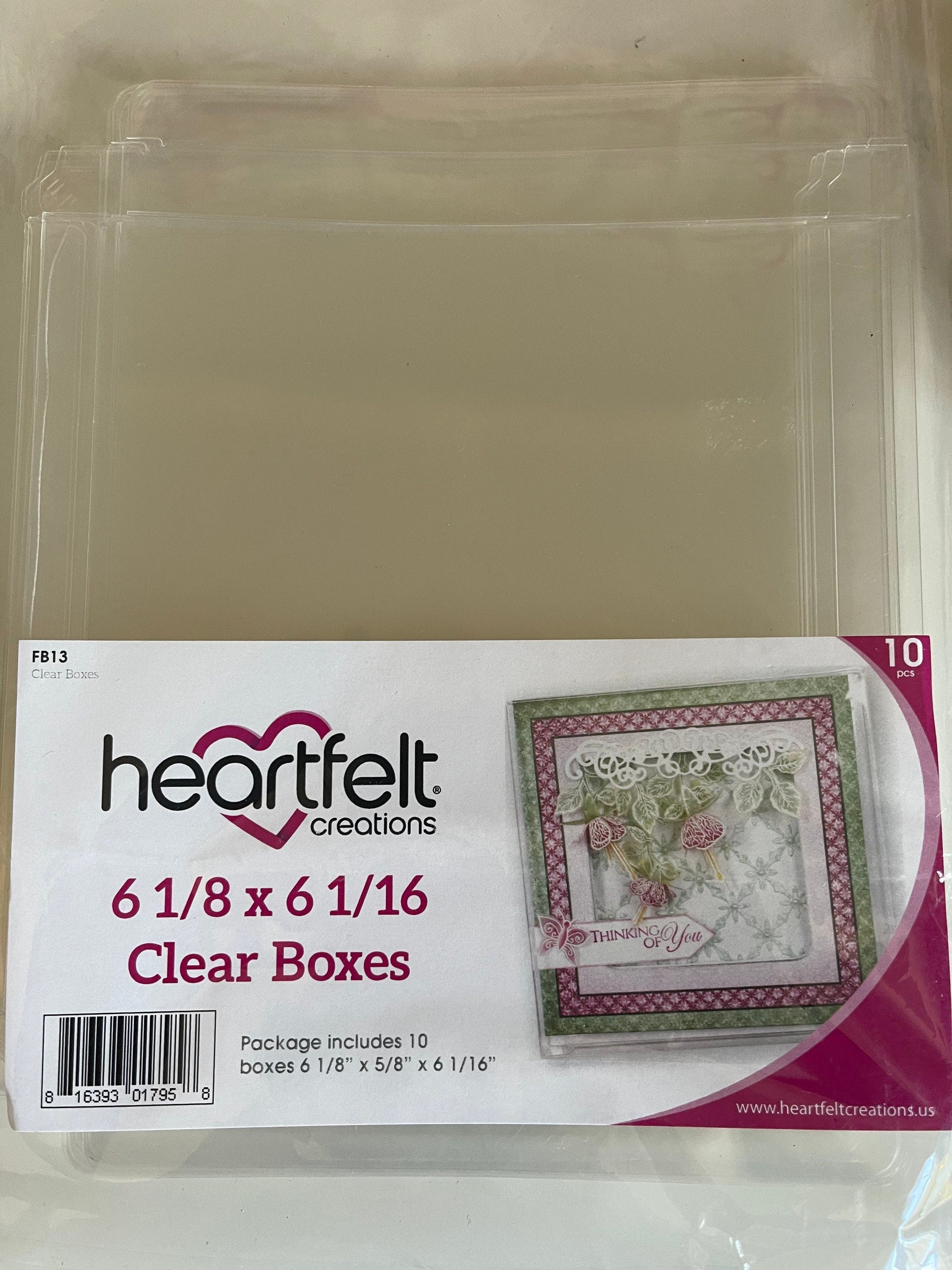 6 1/8 x 6 1/16 Clear Boxes / Envelopes