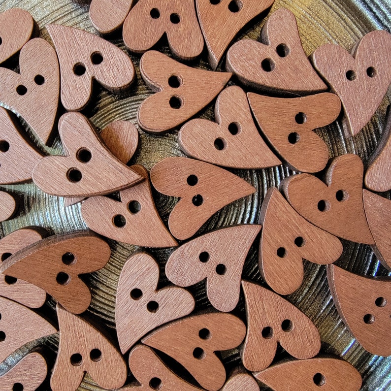 Heart Shaped Buttons