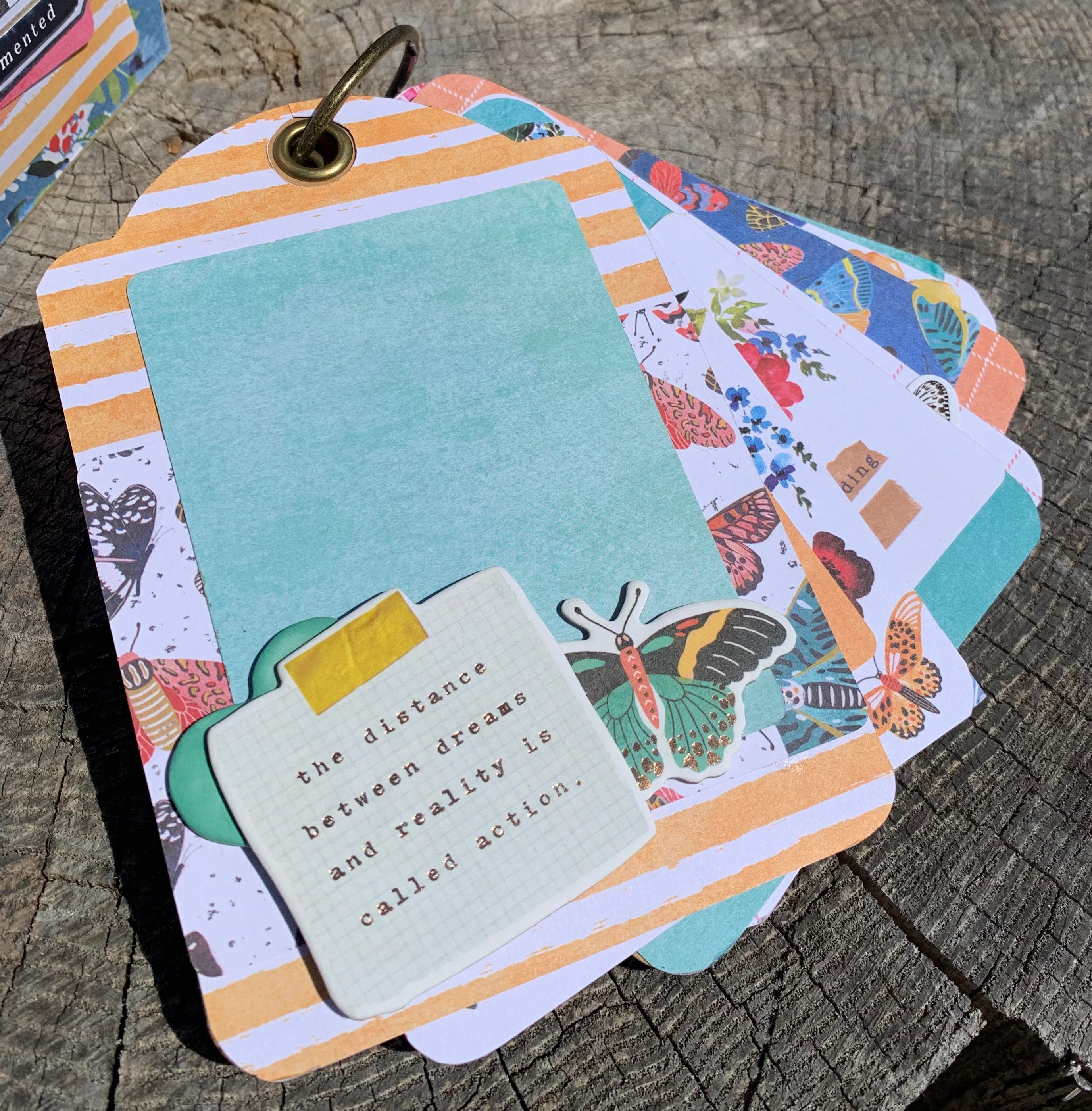 Painted Floral Book Box Button Farm Club Kit