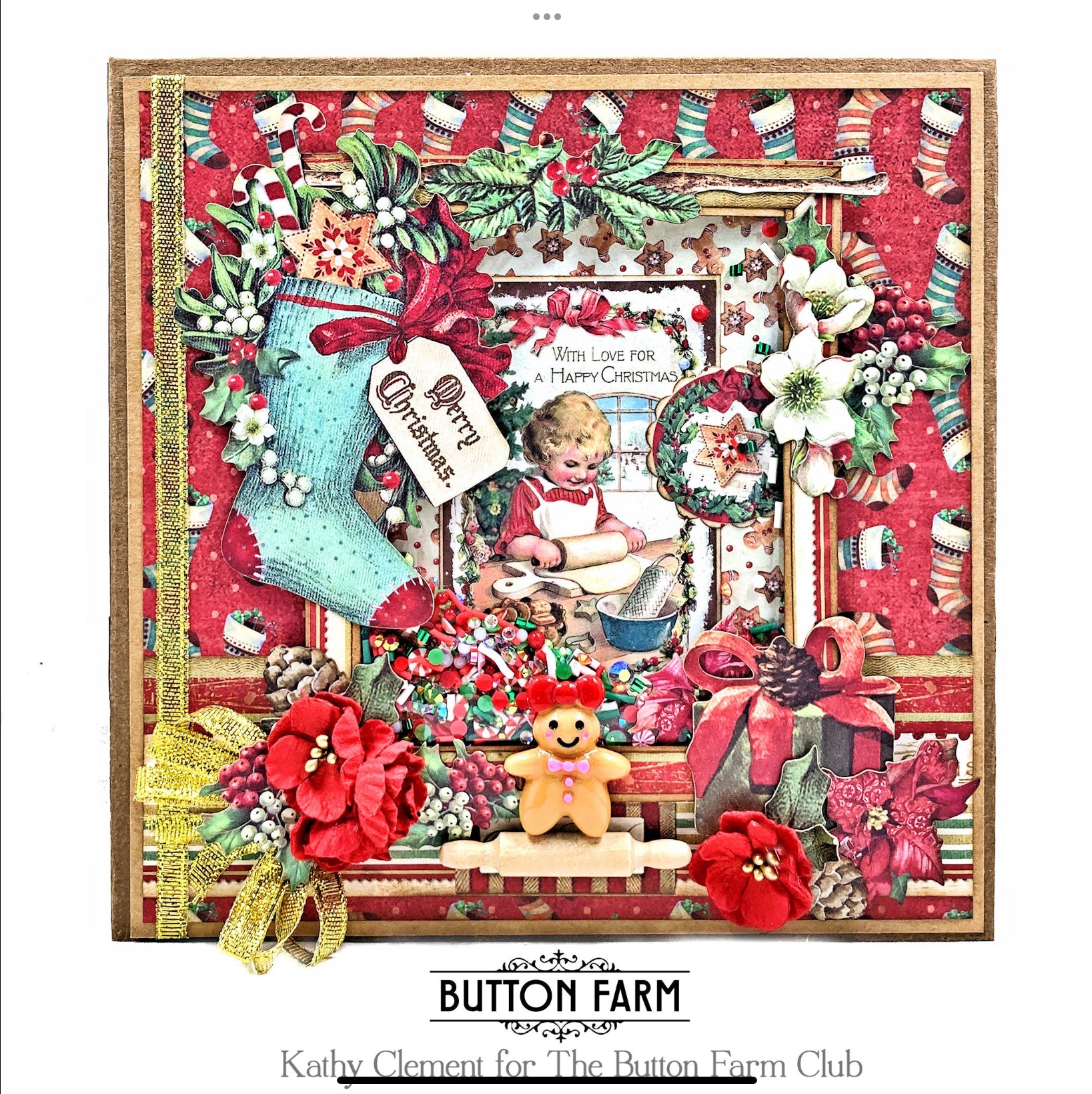 Stamperia Classic Christmas Recipe Folio - Digital Tutorial