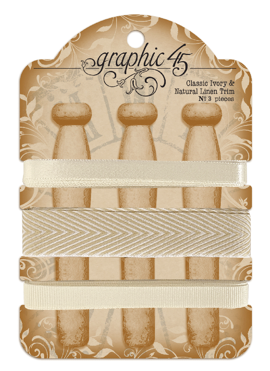Classic Ivory & Natural Linen Trim