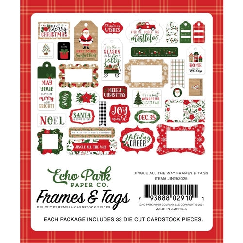 Jingle All The Way Frames & Tags