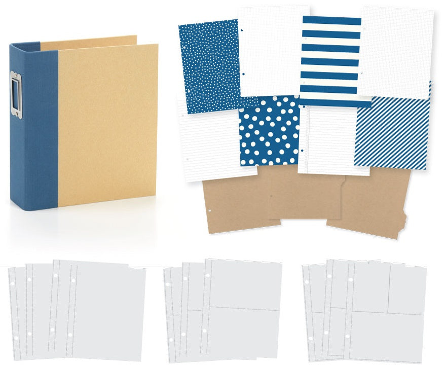 6x8 SN@P! Binder Navy by Simple Stories