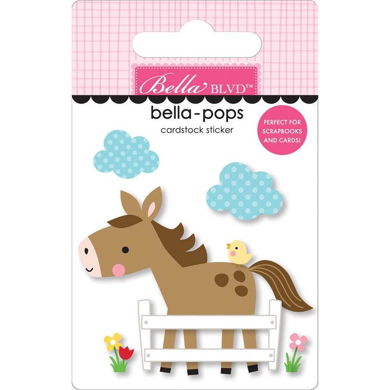 Bella-Pops 3D Stickers - Hold Your Horses