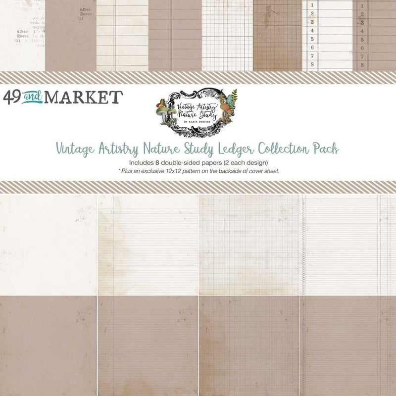Graphic 45 Flower Market Double-Sided Cardstock 12X12-July