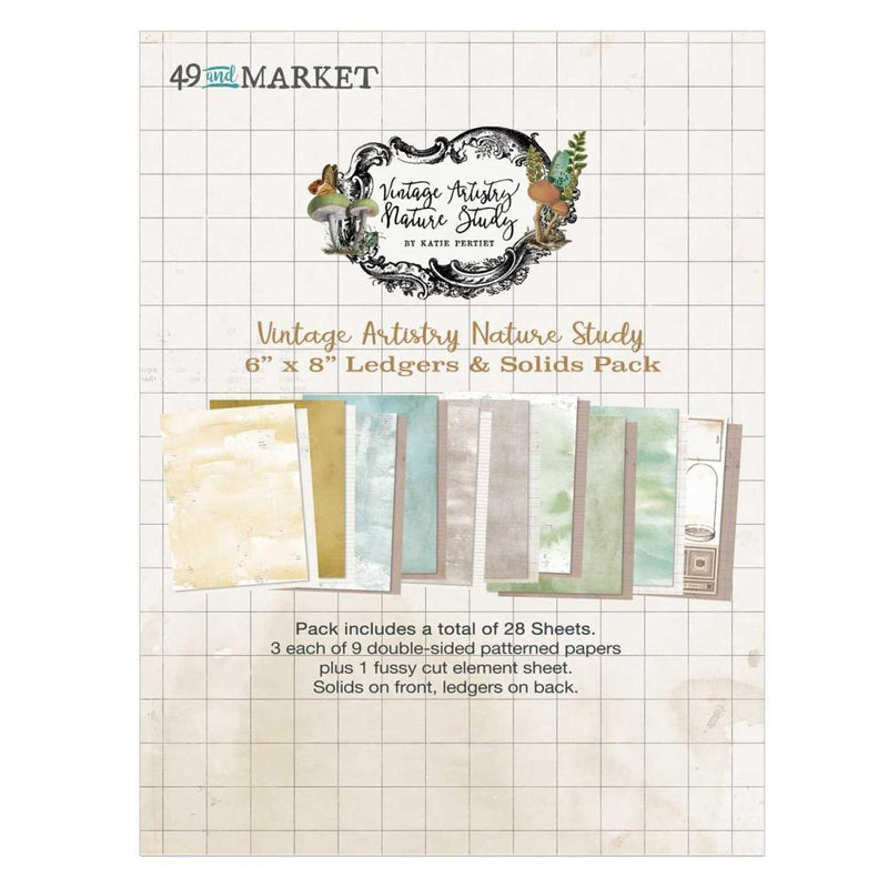 Nature Study Collection - Ledgers & Solids 6x8 Paper Pack