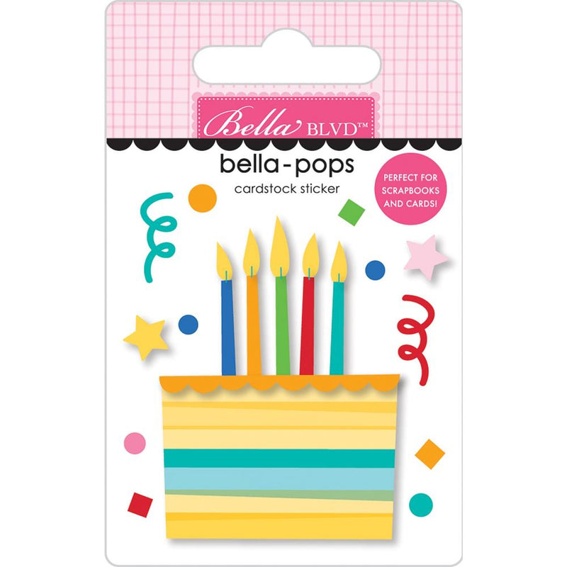 Bella-Pops 3D Stickers - Eat Cake