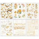 Color Swatch Peach Collection - 6 x 8 Rub-On Transfers