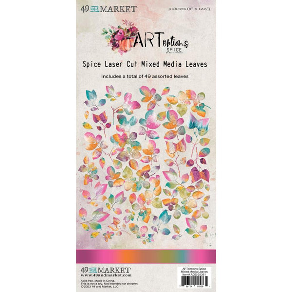 ARToptions Spice Laser Cut Outs ~Mixed Media Leaves