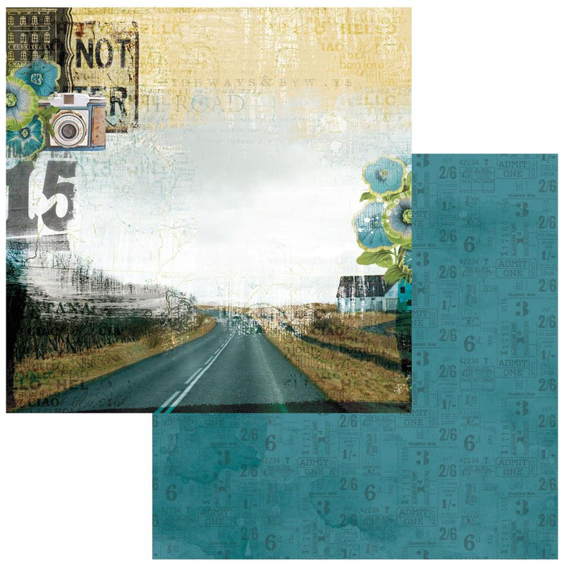 Just Drive Wherever Double-Sided Cardstock 12"X12"