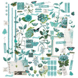 Color Swatch: Teal Laser Cut Outs