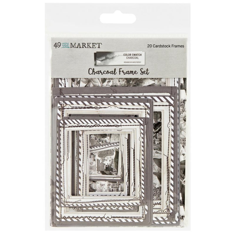 Color Swatch Charcoal Collection - Stitches Frame Set