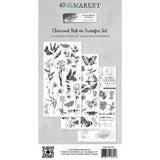 Color Swatch Charcoal Collection - Rub-On Transfer Set
