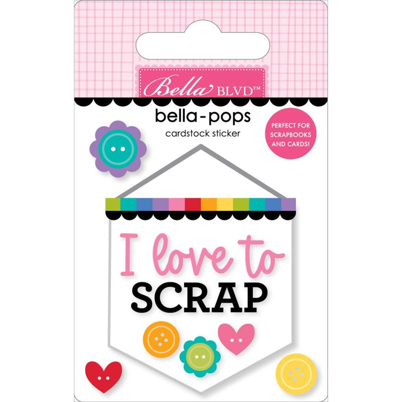 Bella-Pops 3D Stickers - Scrap Banner