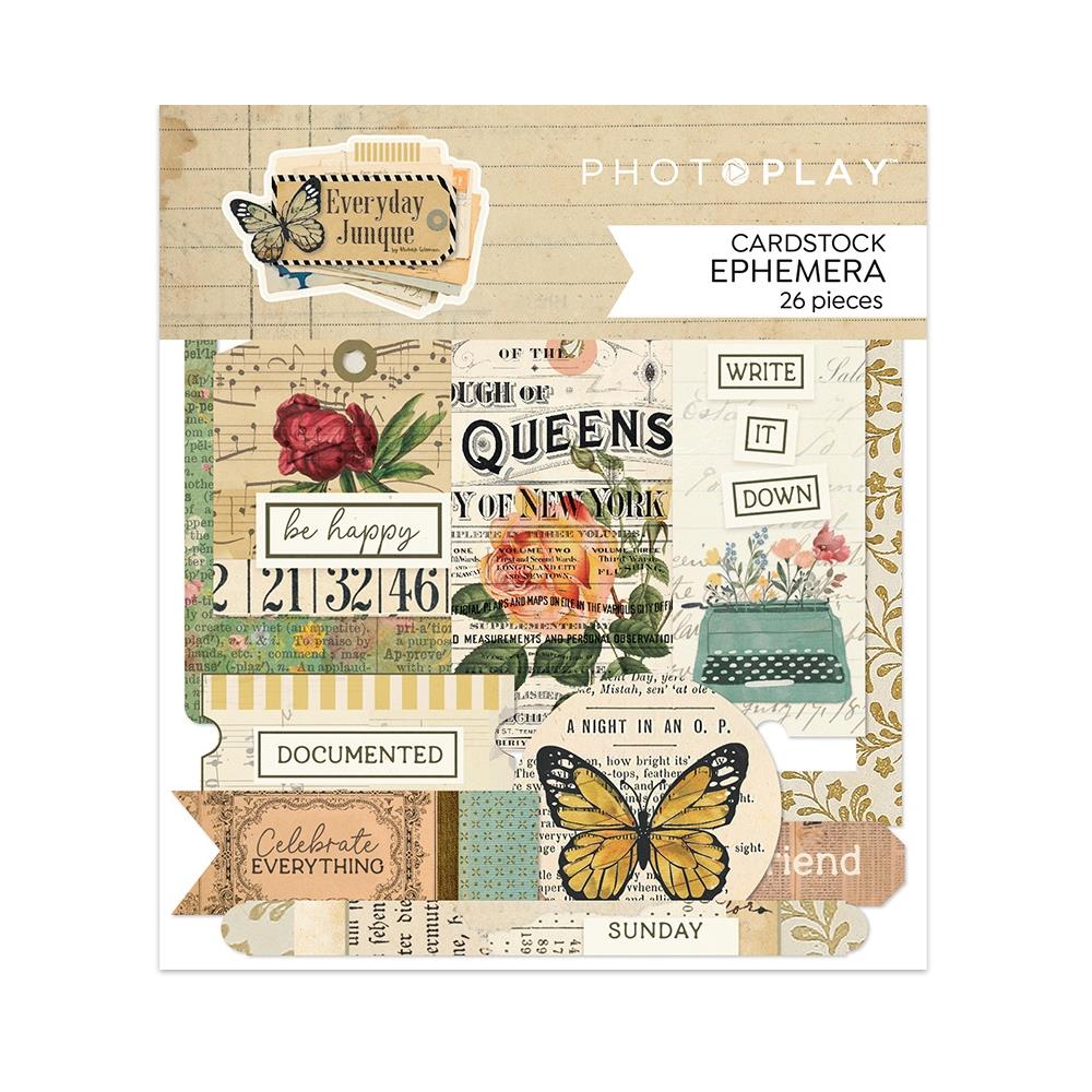 Everyday Junque Collection - Ephemera - Die Cut Cardstock Pieces