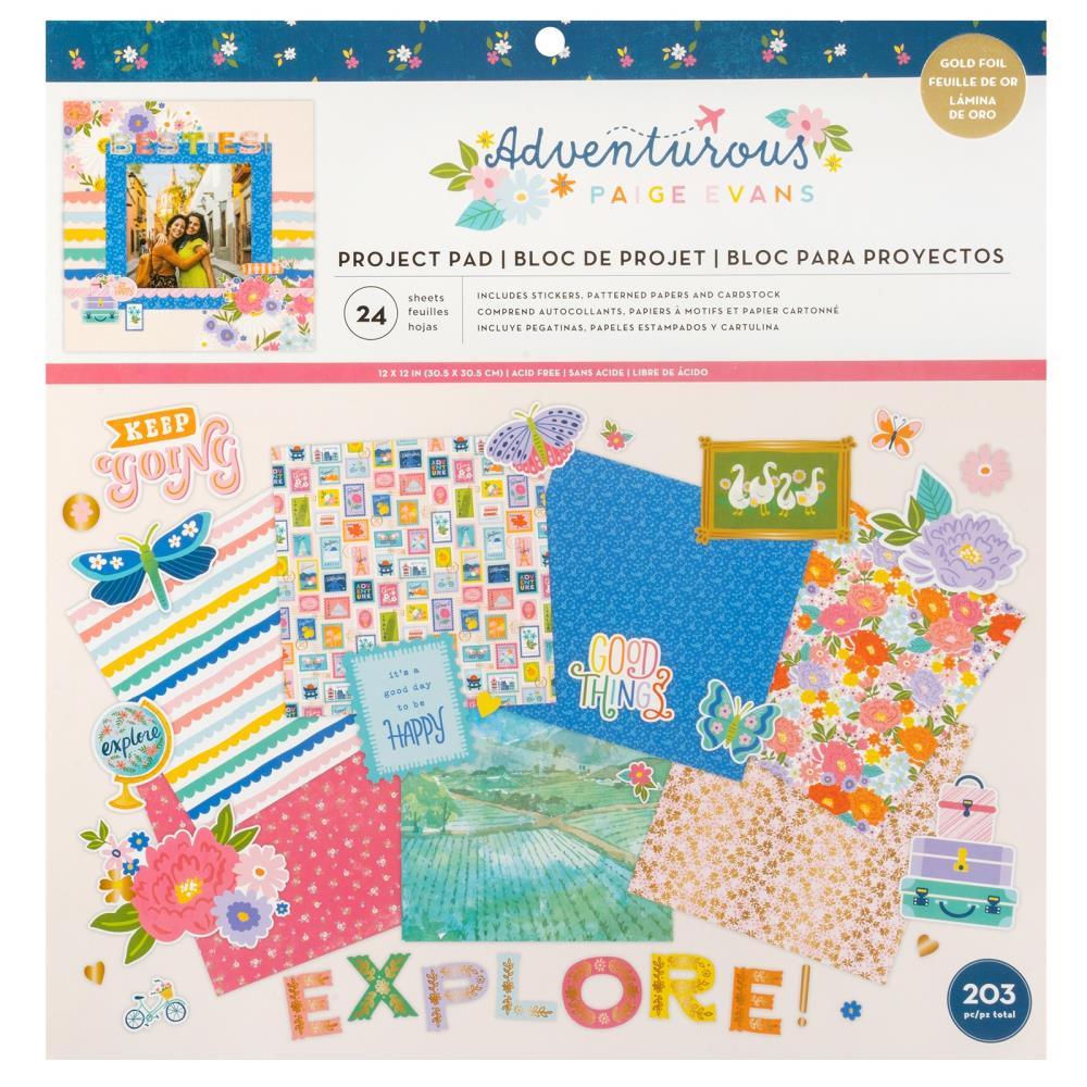 Paige Evans Adventurous Project Pad 12"X12"